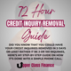 72-Hour Credit Inquiry Removal Guide (Instant eBook Download)