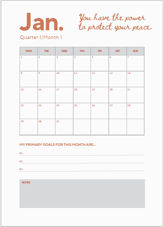 2024 Accountability Planner