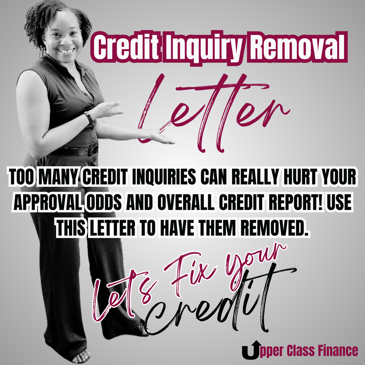Credit Inquiry Removal Letter