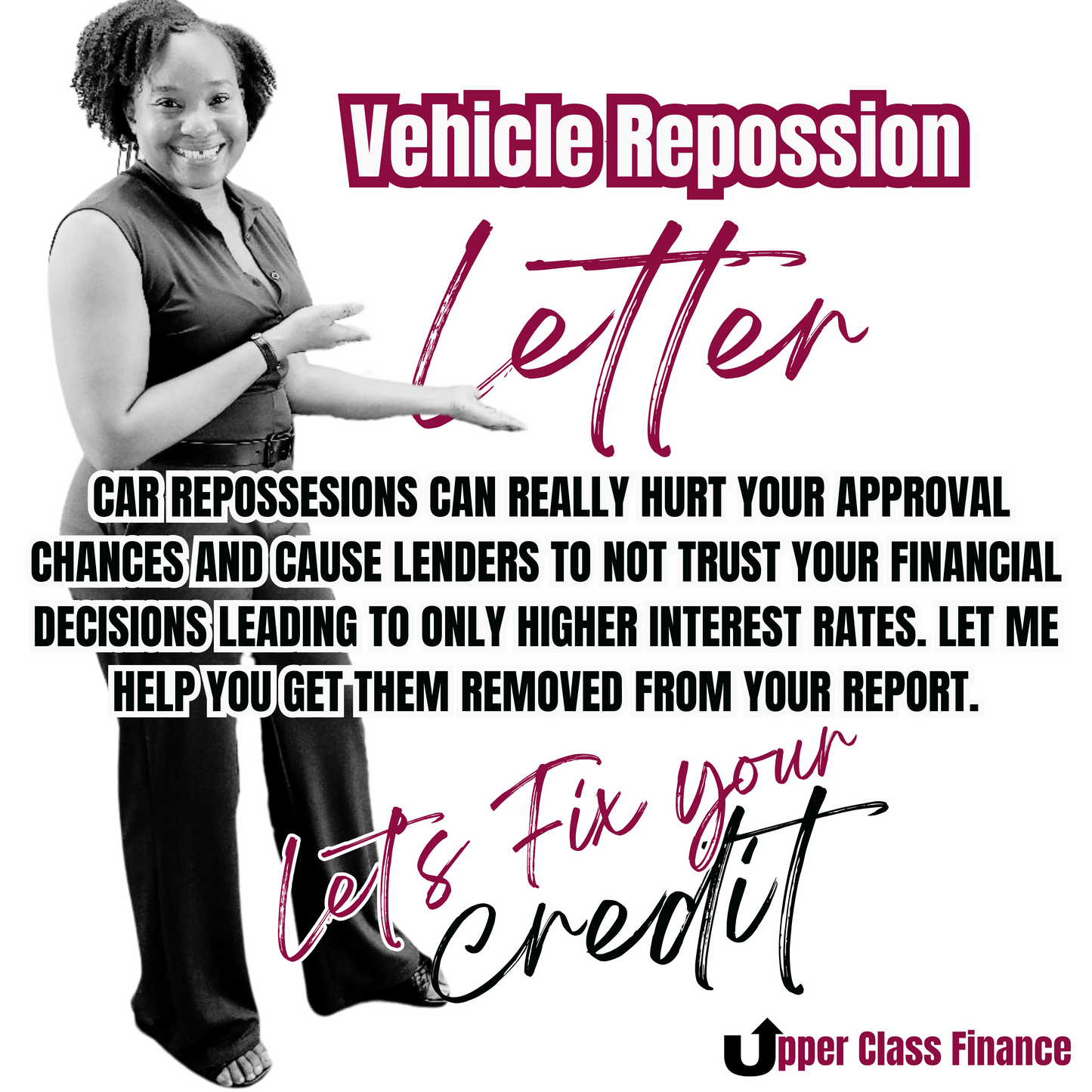 Vehicle Repossession Letter