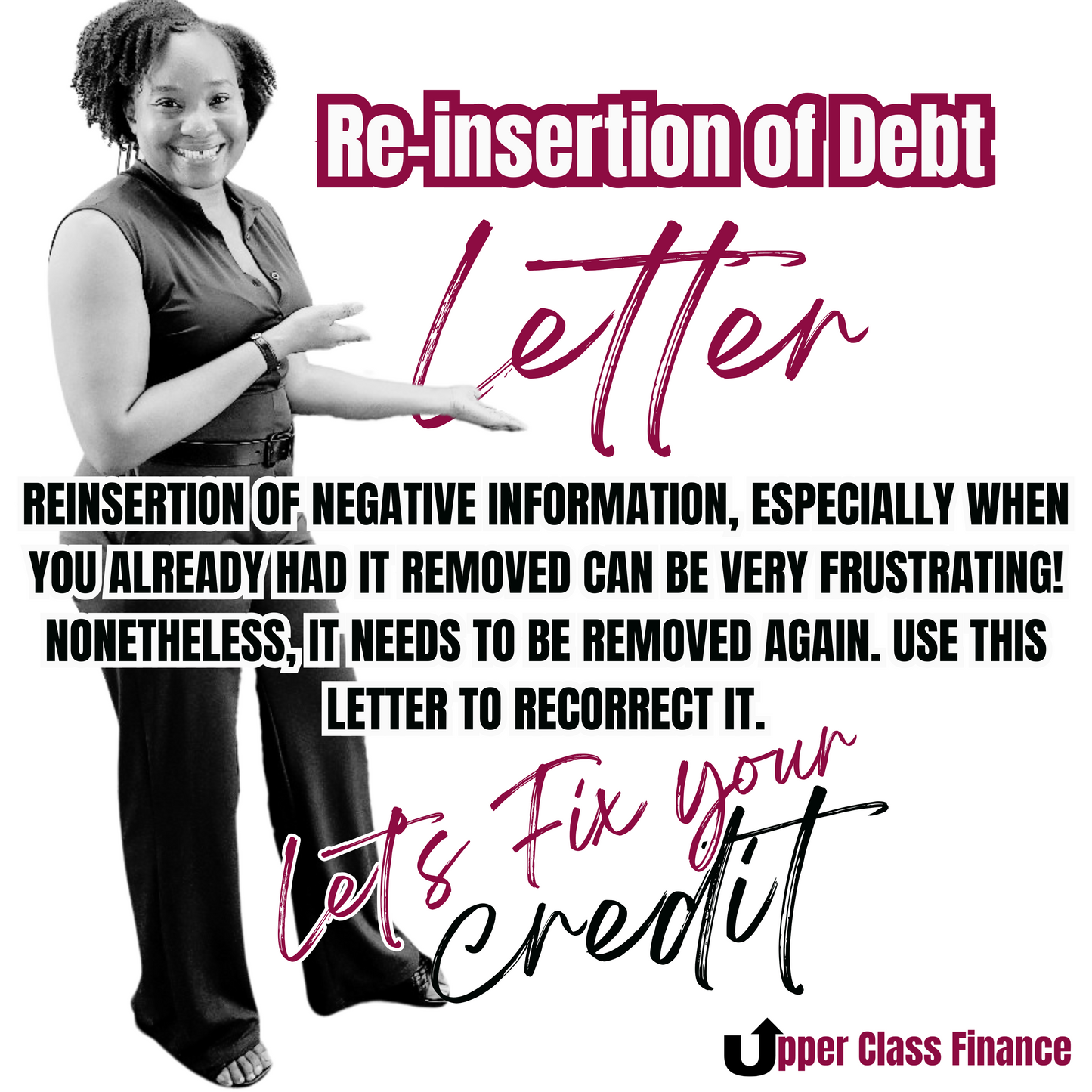 Reinsertion of Debt Dispute Letter